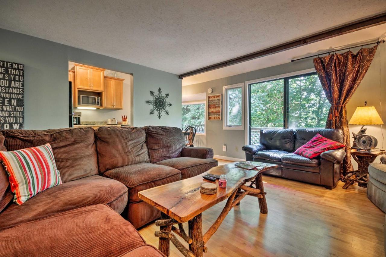 Condo With Furnished Deck - Walk To Sugar Mountain! Exteriör bild